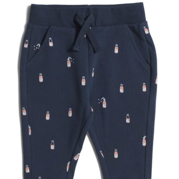 NWT MILES THE LABEL Infant Boys Pop Printed Sweatshirt and Jogger Pant - Picture 3 of 10